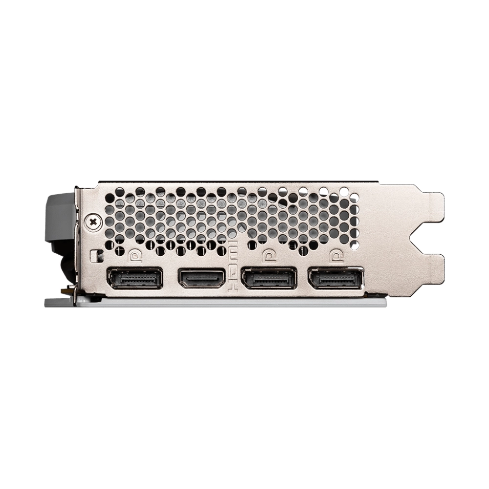 MSI Nvidia Graphic Card RTX 4060 8GB DDR6 Ventus 2X White OC Dual Fan view 5